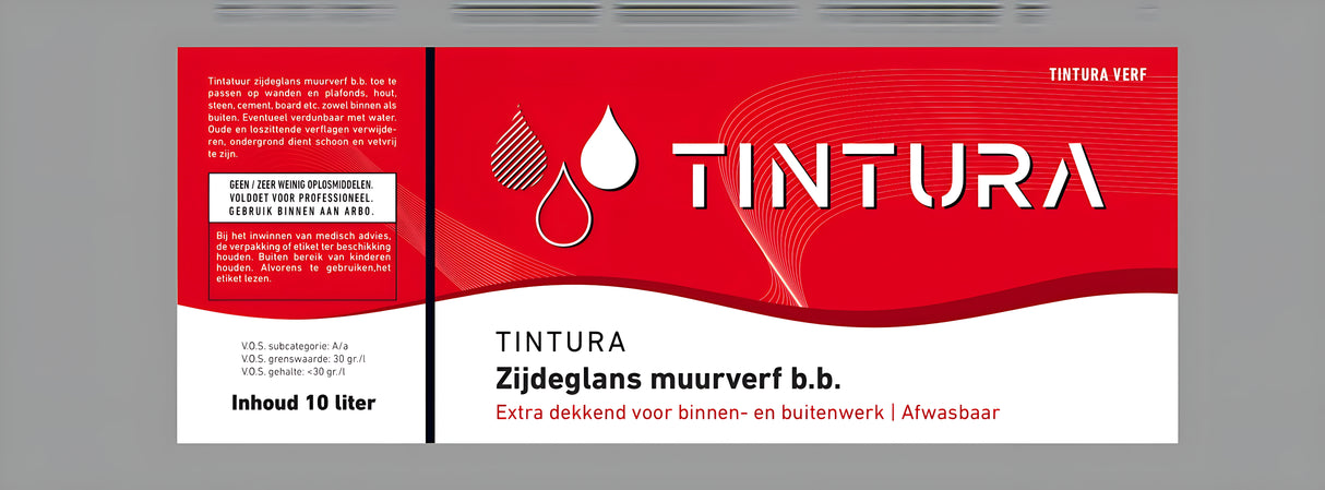 Tintura - Zijdeglans Muurverf – Extra dekkend & afwasbaar