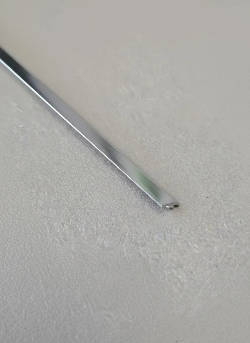 Tussenprofiel Aluminium – 3 Meter – 8 mm – Rosé / Chroom