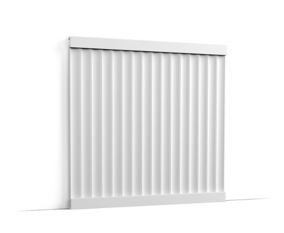 3D Wandpaneel - W109 Valley - 200 x 25 x 1,6 cm