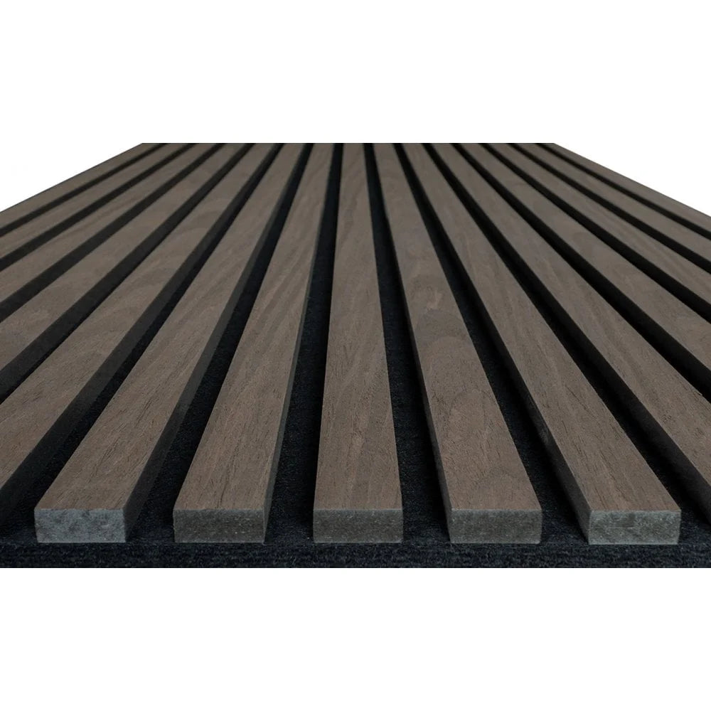 Akoestische Wandpaneel - Gerookt eiken - Smoke Oak - 260 cm x 60 cm