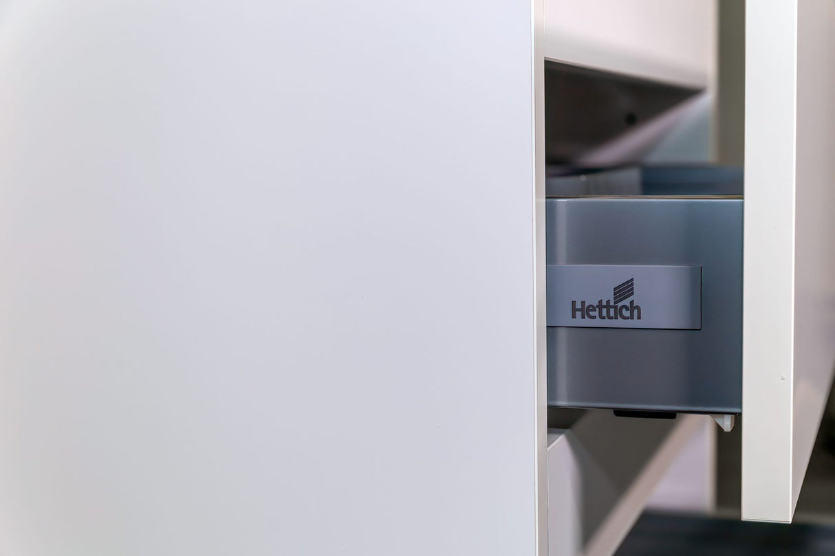 Sally 100cm Onderkast - Strakke Badkamerkast - Mat Wit