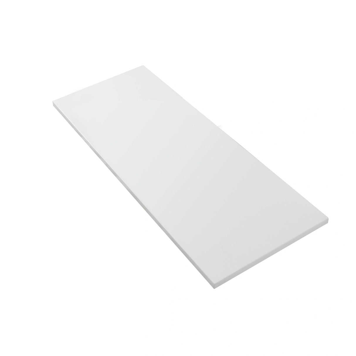 Wonda mat wit kunstmarmeren tablet voor badkamermeubel, beschikbaar in 80cm en 120cm breedte.