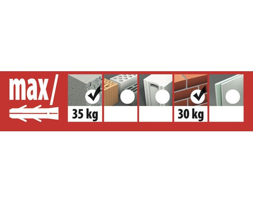 TOX - Slagplug - Attack 6/60mm - 8/80mm, 50 stuks
