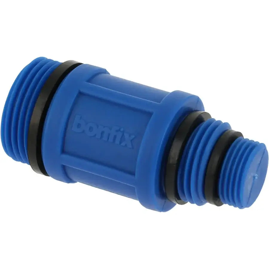 BONFIX universele kunststof afdekstops in de kleuren rood en blauw voor tijdelijke leidingafdichting.