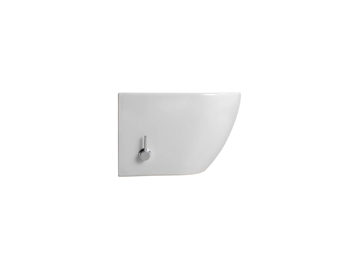 Darlo Hangtoilet met Bidetfunctie Randloos Compact 49 cm Glanzend Wit Zonder Zitting - foto 5