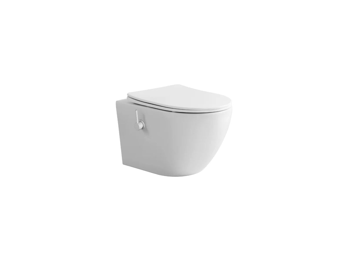 ALONI Pro Hangtoilet met Bidetfunctie 360° Flush Koud en Warm Water Softclose Zitting 3 Kleuren - foto 2