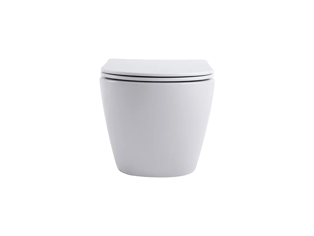ALONI Pro Hangtoilet 360° Flush Randloos Compact 49 cm Softclose Zitting Wit, Mat Wit of Mat Zwart - foto 8