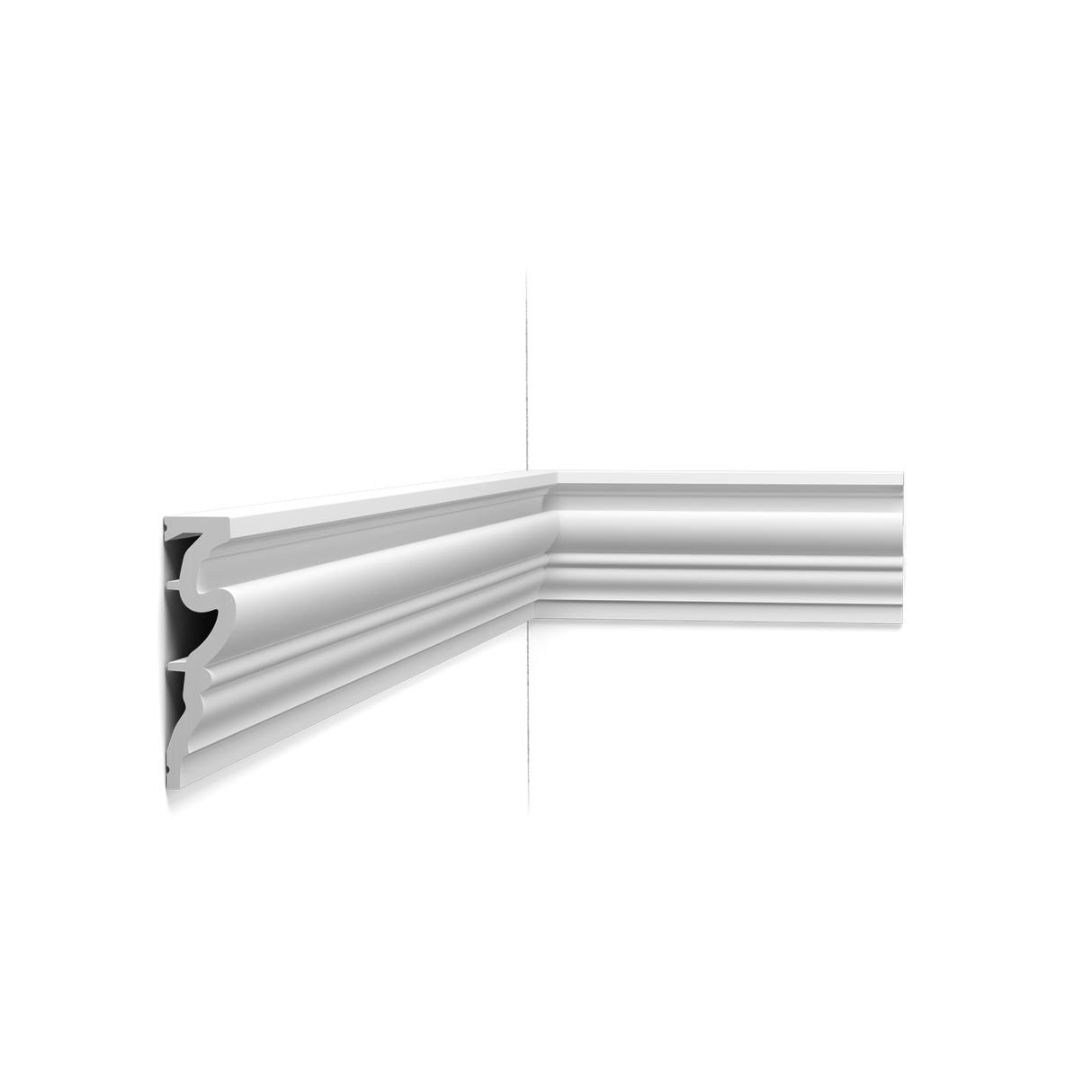DX170-2300 Deurlijst met Zware Kromming - Duropolymer (230x11,9x3,2 cm)