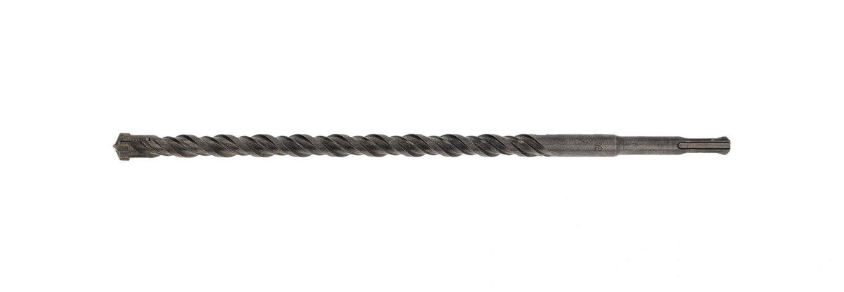 Gröne SDS-Plus betonboor 16mm met 4-snijkanten en 4-voudige spiraal voor stofafvoer.