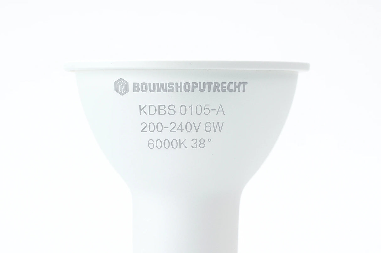 GU10 LED Lampje met Fitting – 4000K & 6000K – 6W