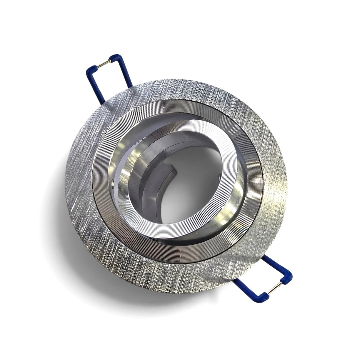 Wit rond inbouwarmatuur van Horoz Electric met een breedte van 92mm en een zaaggat van 70mm.