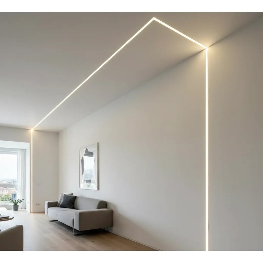 LED Strip Stucprofiel – Naadloos Inbouw – 2 Meter – Aluminium (55mm breed)