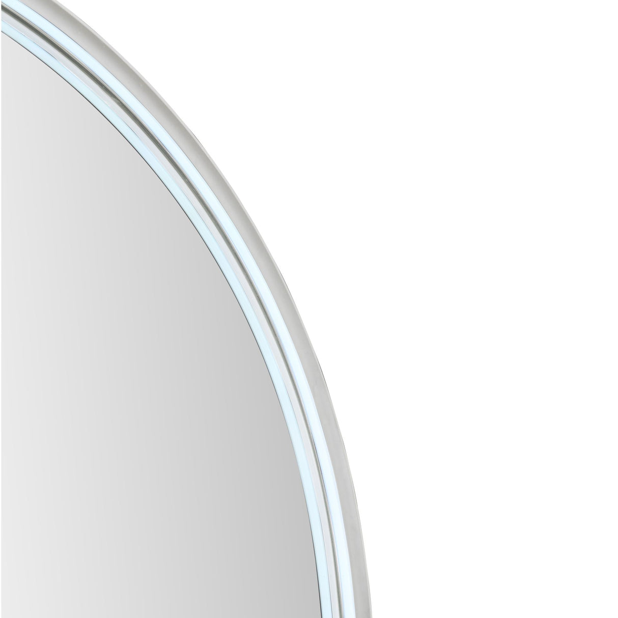 LED-Spiegel met Verwarming - Geborsteld RVS – Stijlvol & Condensvrij