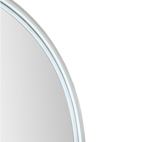 LED-Spiegel met Verwarming - Geborsteld RVS – Stijlvol & Condensvrij