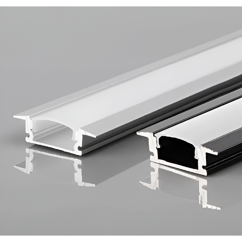 Aluminium LED Strip Profiel S1 - Recessed – Opbouw – 2 Meter – 17,4mm Breed