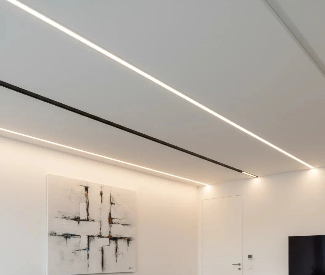 Aluminium LED Strip Profiel S1 - Recessed – Opbouw – 2 Meter – 17,4mm Breed