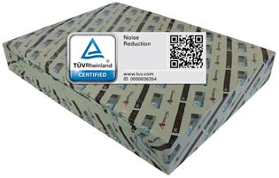 PF-Felt Silent Plus 10mm dikke geluiddempende houtvezelplaten voor superieure vloerisolatie.