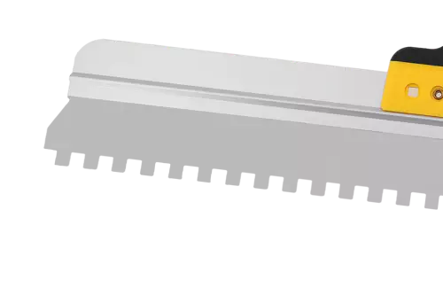 Hardy - Getande Plakspaan 60cm - 10x10mm - RVS