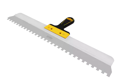 Hardy - Getande Plakspaan 60cm - 10x10mm - RVS