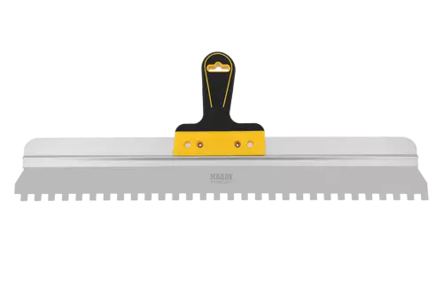 Hardy - Getande Plakspaan 60cm - 10x10mm - RVS
