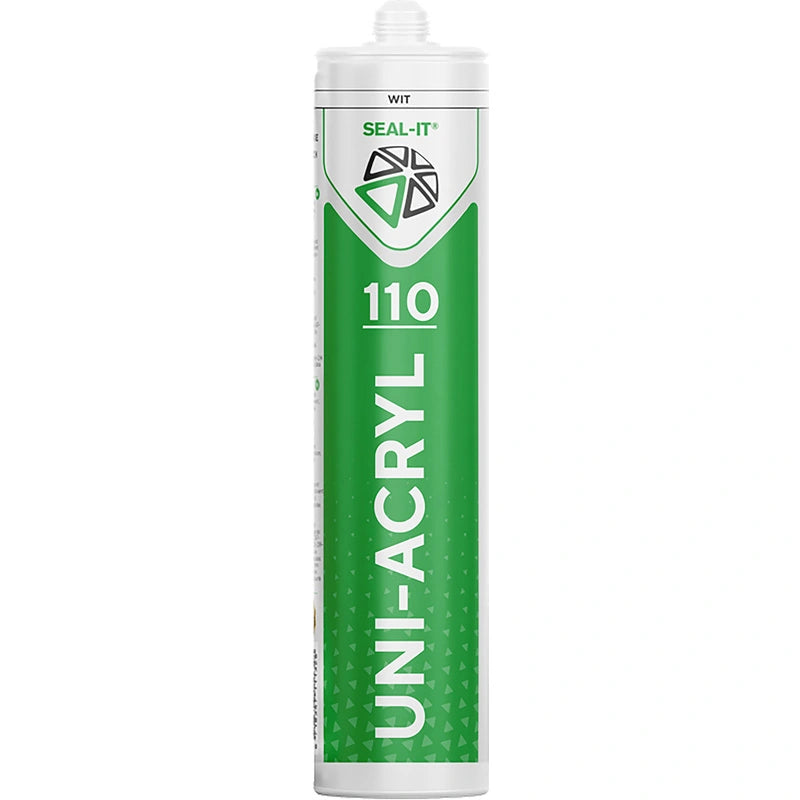 Professionele Seal-it acrylaatkitten 110 Uni, 115 Top en 120 Spac in 310ml kokers.