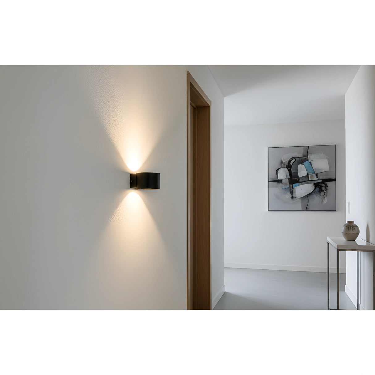 Modern LED Wall Lamp – Horoz Electric – 8W – 4200K – IP20 – Black/Iron