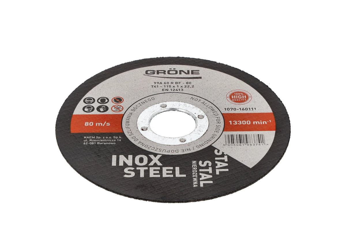 Gröne - Corundum Cutting Disc for Stainless Steel