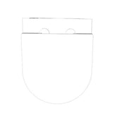 Comfort Line - Corto Wandcloset Combipack zonder spoelrand - Wit