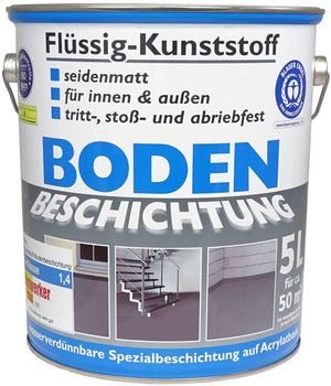 Liquid Plastic - Liquid Plastic Floor Coating Light Grey RAL 7035 - 5L