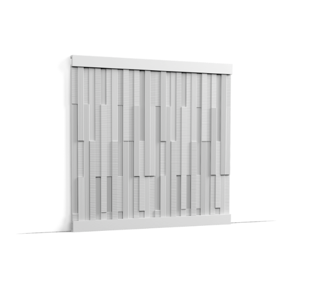 3D Wall Panel - W216 Matrix - 200 x 25 x 1.6 cm 