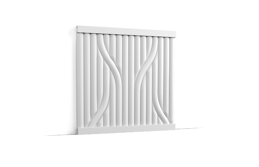 3D Wandpaneel - W213 Hill Trace - 200x25 x1,6 cm