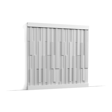 3D Wandpaneel - W216 Matrix - 200 x 25 x 1,6 cm
