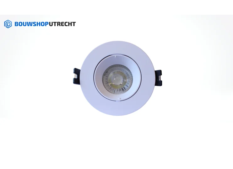 Bouwshop Utrecht - Dimmable Recessed Spotlight White - Tiltable - bulb of your choice - White