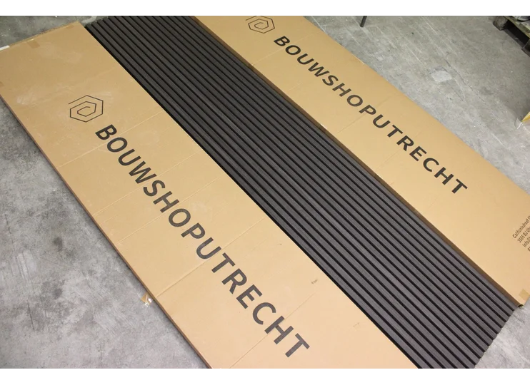 Akoestische Wandpaneel - Grijs/Zwart - 280 cm x 60 cm