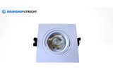 Bouwshop Utrecht - Dimmable recessed spotlight - Tiltable - Bulb of your choice - White