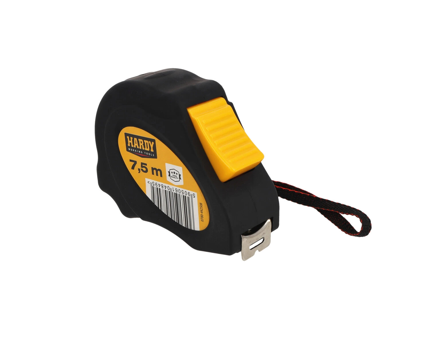 Hardy Rolmaat 44 - Professioneel Meetlint - 7,5 Meter - Autolock (Automatische Blokkeerfunctie) - 25mm Breed - Ergonomisch