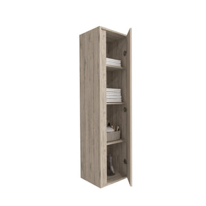 ALONI Sally kolomkast in licht hout, beschikbaar in twee afmetingen voor een moderne en natuurlijke badkamer.
