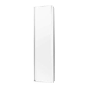 ALONI Sally kolomkast in mat wit, beschikbaar in twee afmetingen voor een moderne en frisse badkamer.