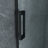 Aloni - Douche Schuifdeur in Nis – 8mm (140x200cm) | Mat Zwart