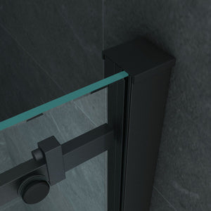 Douche Schuifdeur in Nis – 8mm (140x200cm) | Mat Zwart