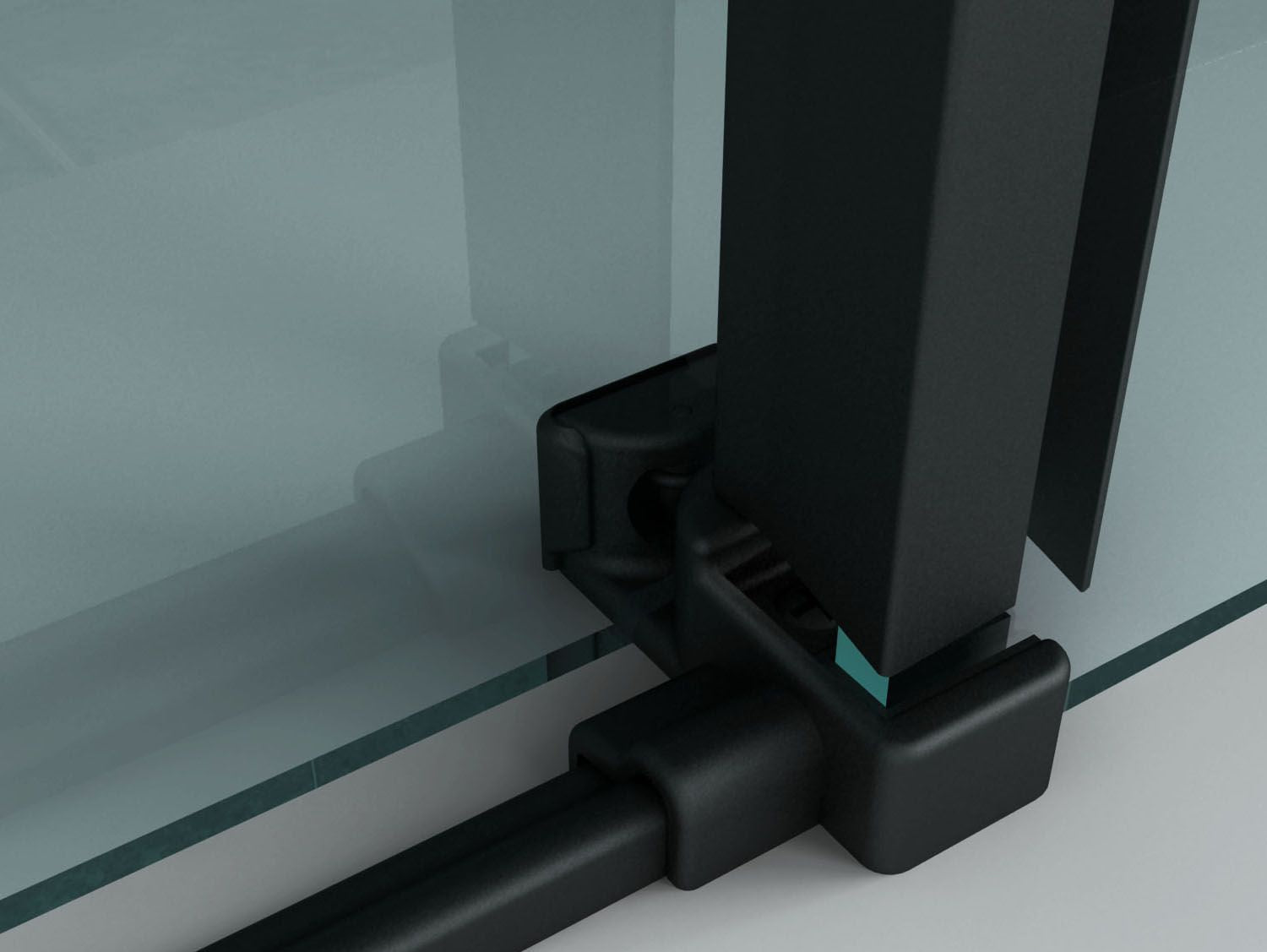 Douche Schuifdeur in Nis – 8mm (140x200cm) | Mat Zwart