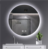 Omega Ronde LED-Spiegel – Verwarming & Stijlvol Licht
