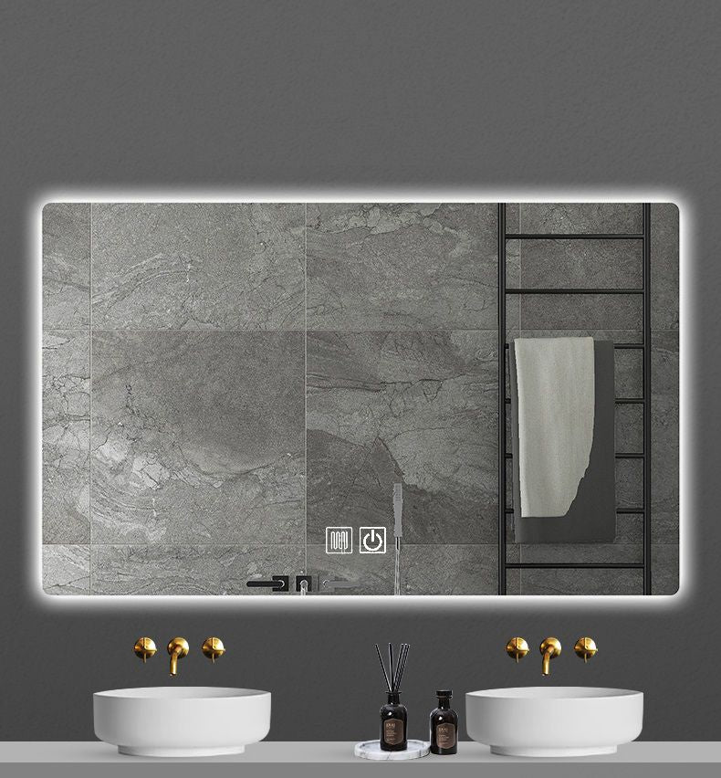 Queen LED-Spiegel 100x60 cm – Condensvrij & Touch-bediening