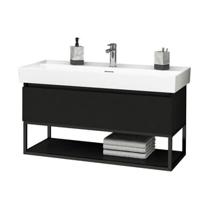 Sharp Unterschrank 100cm – Mattschwarz | Langlebiges und modernes Design