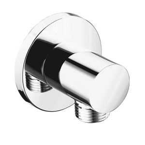 Wandanschlussbogen - Chrom - 85x65x45 mm