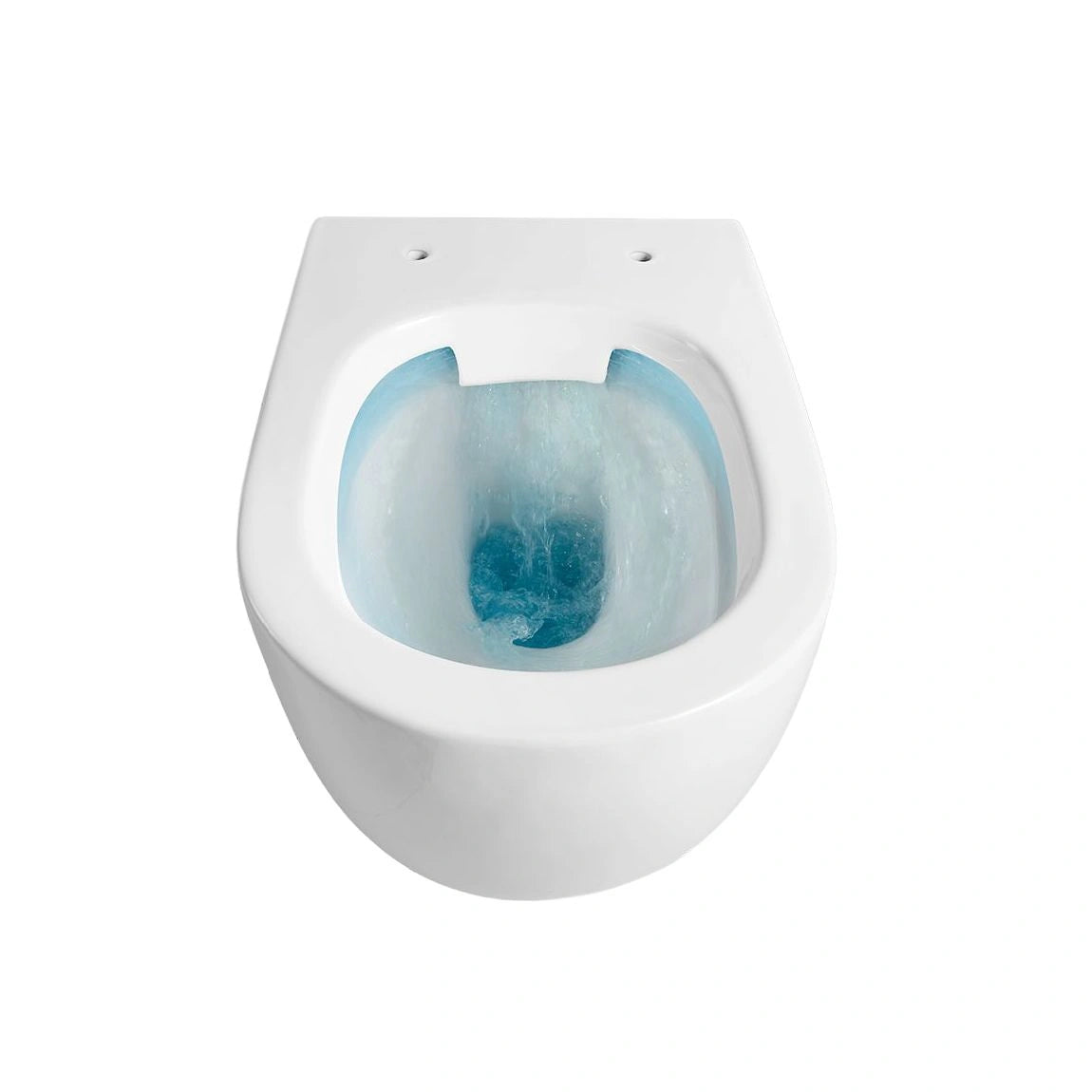 Complete Creavit toiletset met compact randloos Aloni toilet en wit Spa bedieningspaneel.
