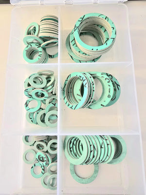 Europlus - Sealing Ring Set 3/8 A6/4 – Complete Set of Rubber Rings