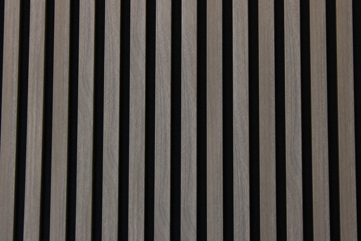 Akoestisch Wandpaneel Walnoot – 270 cm x 60 cm | Luxe Design - Driezijdig
