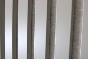 Akustikwandpaneel Beige/Taupe – 270 cm x 60 cm | Luxuriöses Design
