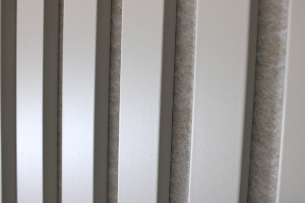 Akustikwandpaneel Beige/Taupe – 270 cm x 60 cm | Luxuriöses Design